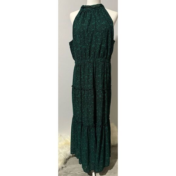 J.Crew Tiered floral maxi tie neck 16 - Picture 2 of 6